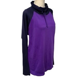 Champion Purple and Black Long Sleeve Shirt
